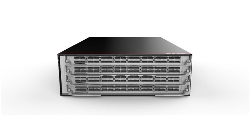 典型128口100GE高密盒式交换机